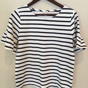 JCREW stripes blouse